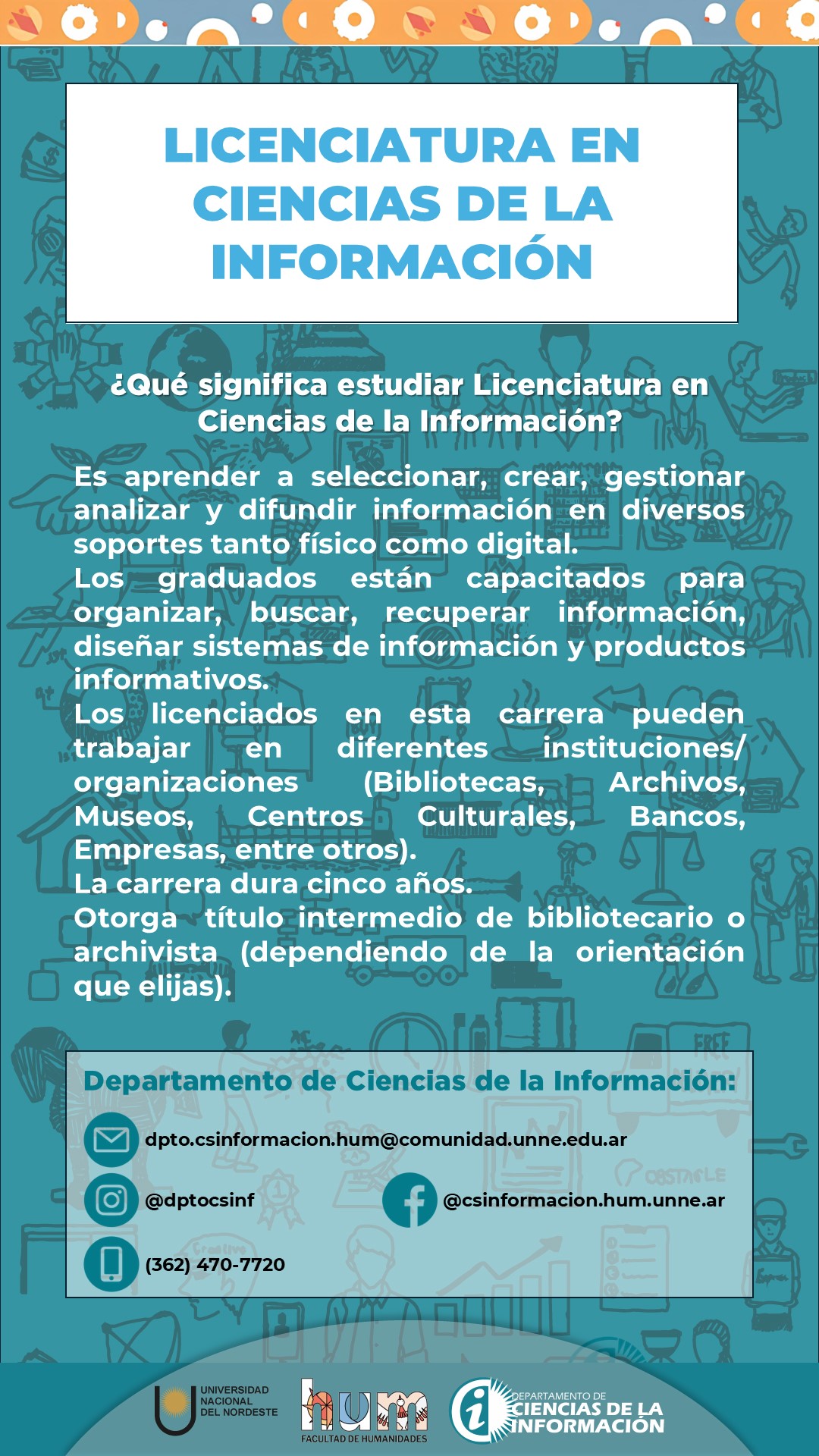 Información de la Licenciatura en Ciencias de la Información